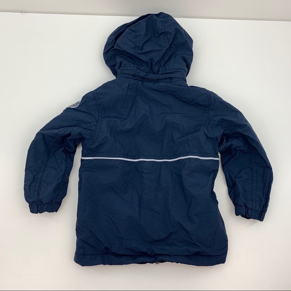 H&M Boys Jacket with Hood Blue Size 2-3 Years - Picture 4 of 9